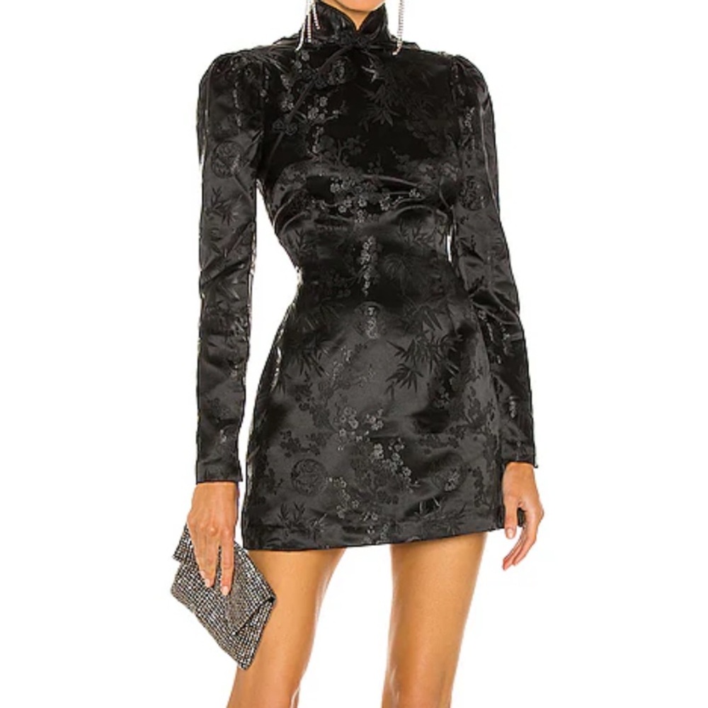 REVOLVE Black One Shoulder Bodycon Mini Dress